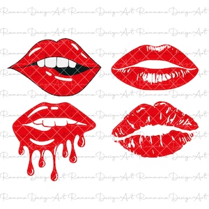 THE LIPSMAX LOVE LOVESINGS Lipsy! 直筆サイン Lips SVG - Valentines Day SVG - Kissy Lips SVG - Kiss Cricut
