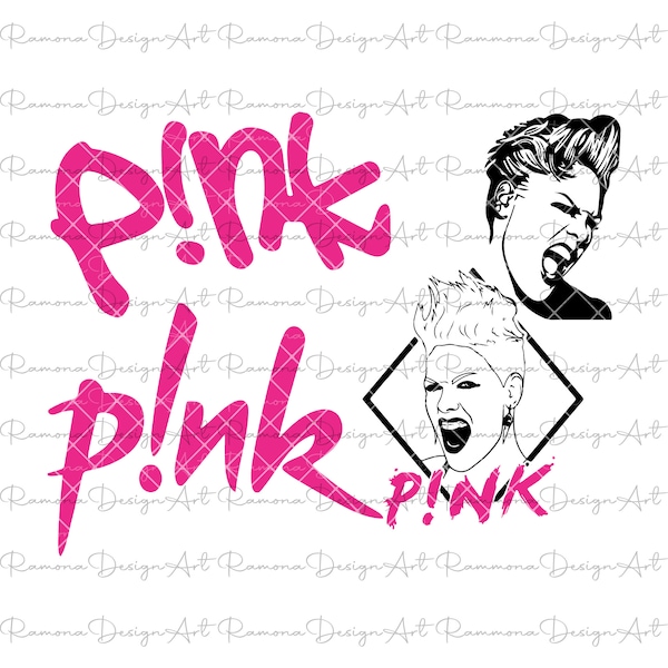 P!nk Zomercarnaval 2023 SVG I Pink Singer 2023 World Tour SVG I Surprise Pink Tour I Instant Files downloaden