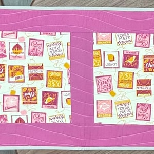 Spring Quilted Table Runner | Summer Table Runner | Quilted Runner | Table Topper |  Quilted Runner |Modern Table Runner | Handmade Gift