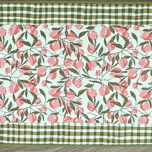 Spring Quilted Table Runner | Summer Table Runner | Quilted Runner | Table Topper |  Quilted Runner |Modern Table Runner | Handmade Gift