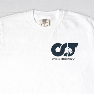 Daniel Ricciardo Alpha Tauri Comfort Tee, F1, RIC3, Red Bull, Formula 1 Racing, Daniel Ricciardo t shirt, Alpha Tauri Red Bull t shirt