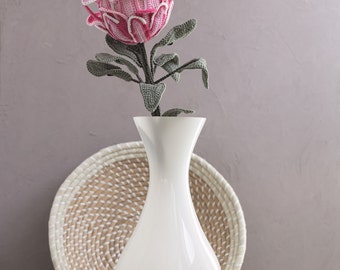Haakpatroon King Protea - DIY Exotische Bloem - Uniek Cadeau (NL/US English)