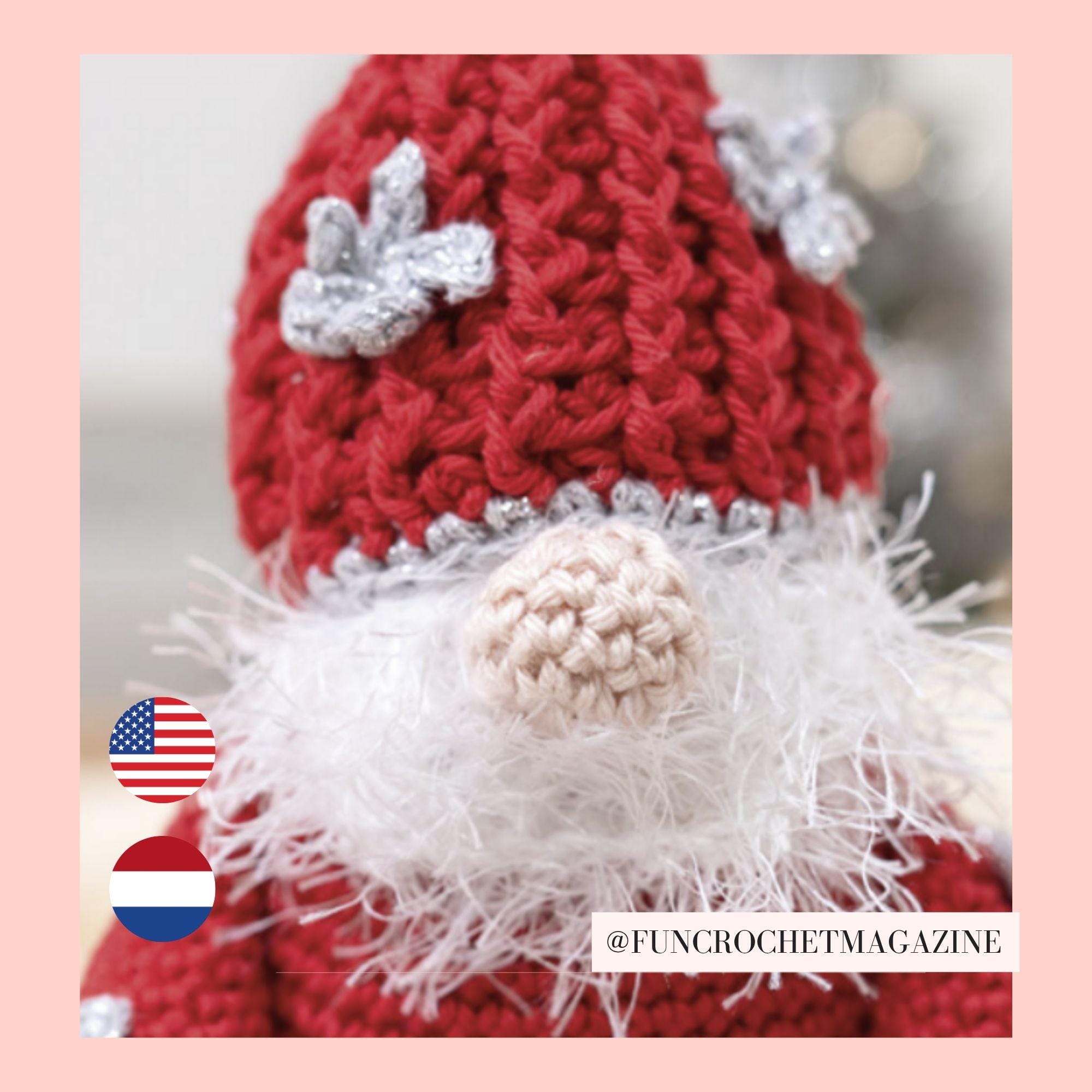 LED Candle Christmas Gnome Crochet Pattern