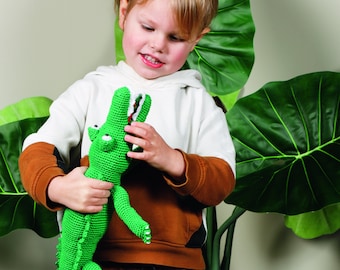 Krokodil Haakpatroon: Stoere Amigurumi Knuffel DIY - Nederlands & Engels PDF