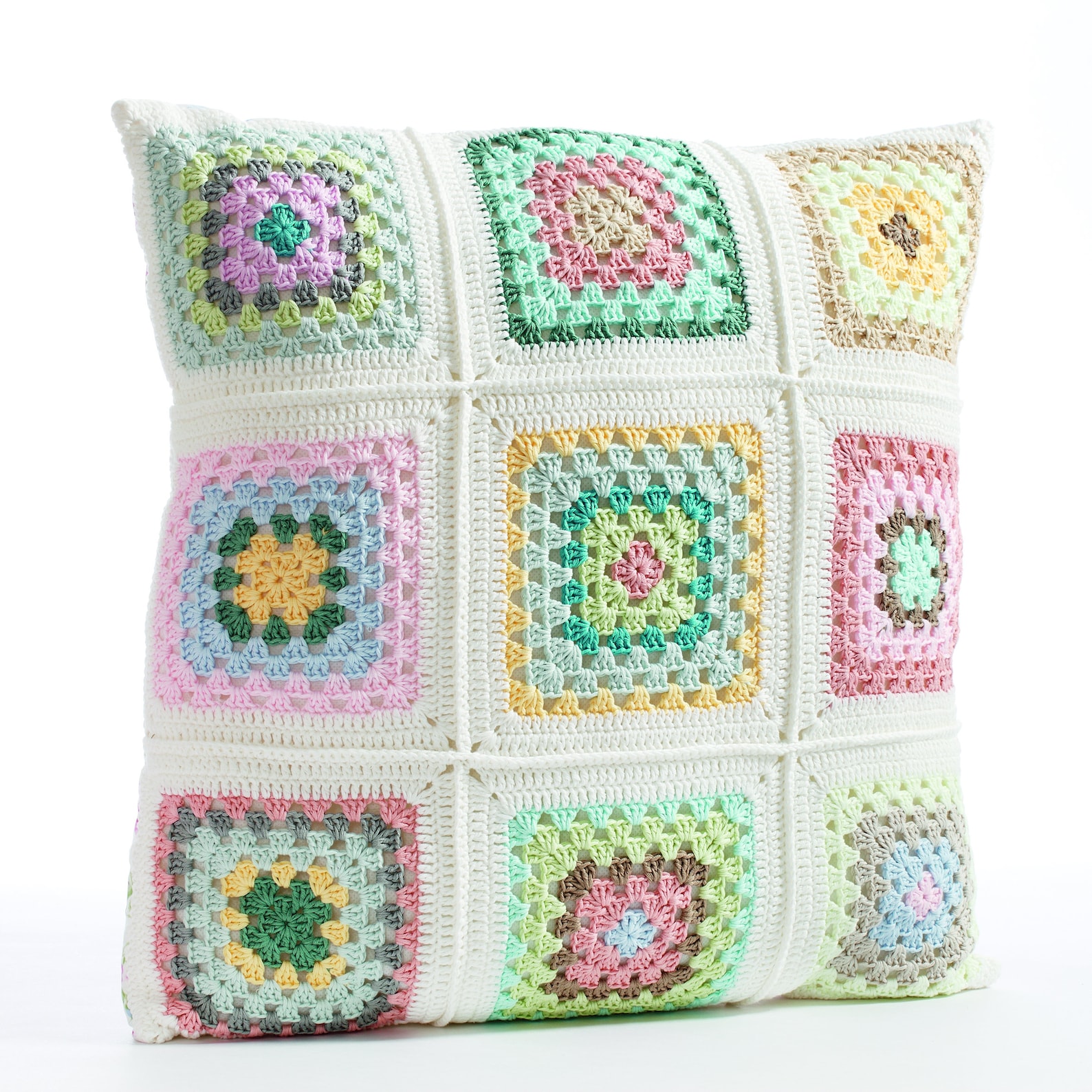 Patterns Cushion Rug Crochet Pattern, Cheerful Cushions, Cushions, Home Decor, Tested US ...