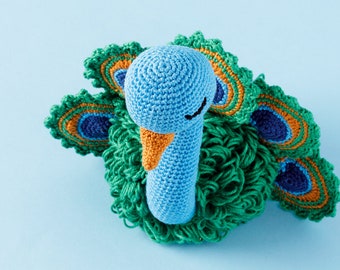Haakpatroon pauw amigurumi: geteste Engelse en Nederlandse pdf
