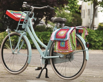Patroon oma Square-fietsset: tas, zadel, hoes krat (pdf)