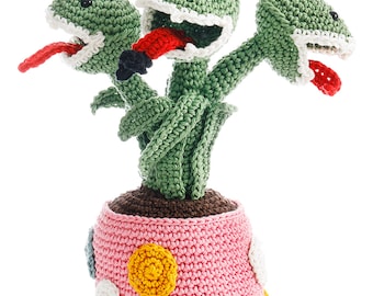 Crochet Venus Fly Trap Pattern: Amigurumi Carnivorous Plant (PDF Pattern)