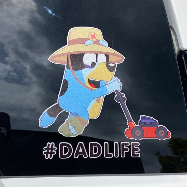 Bluey dad life decal - Etsy Österreich