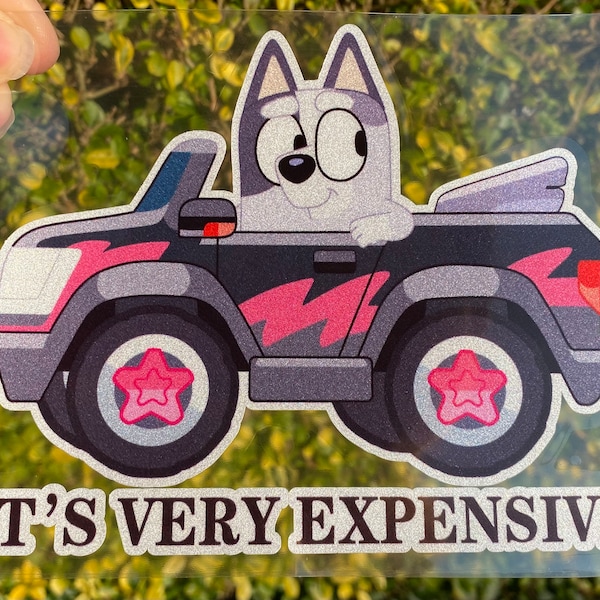 Bluey Muffin Stickers Etsy UK