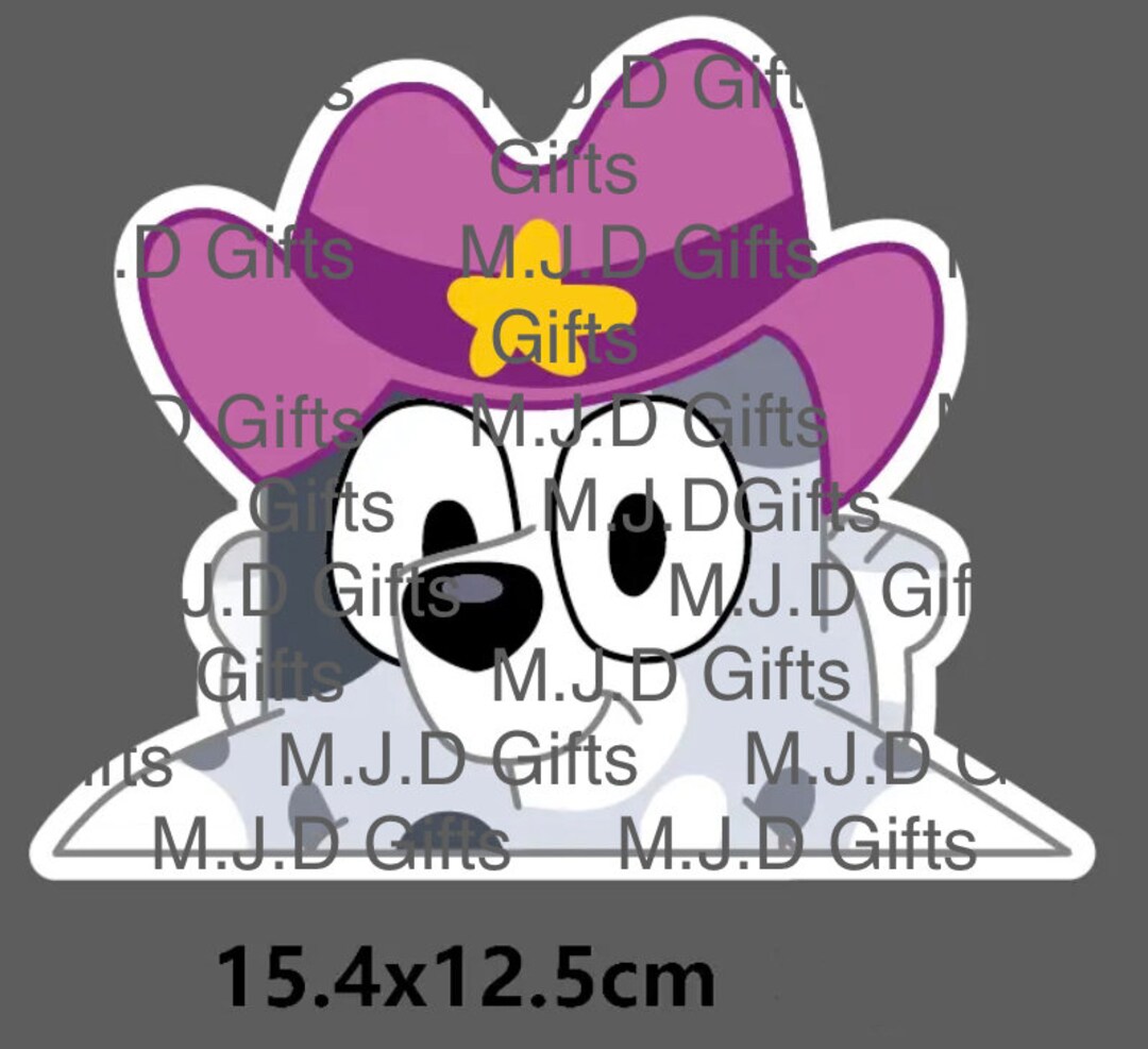 Preorder Muffin Cowboy Hat From Bluey Episode Faceytalk Car Etsy