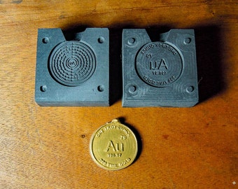 Gold Element Coin 1oz Graphite Mold