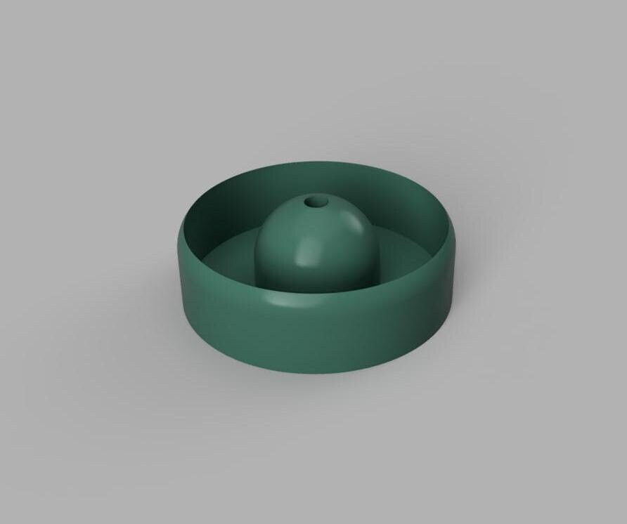 Sprue Base 5" Diameter (STL File Download)