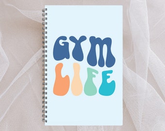 Gym Notebook for Women Fitness Planner for Women Strength Training Workout Journal for Men Fitness Journal for Food Journal Retro Gym Life