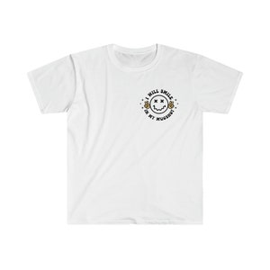 Smile in my mugshot (Front and Back print) T-Shirt
