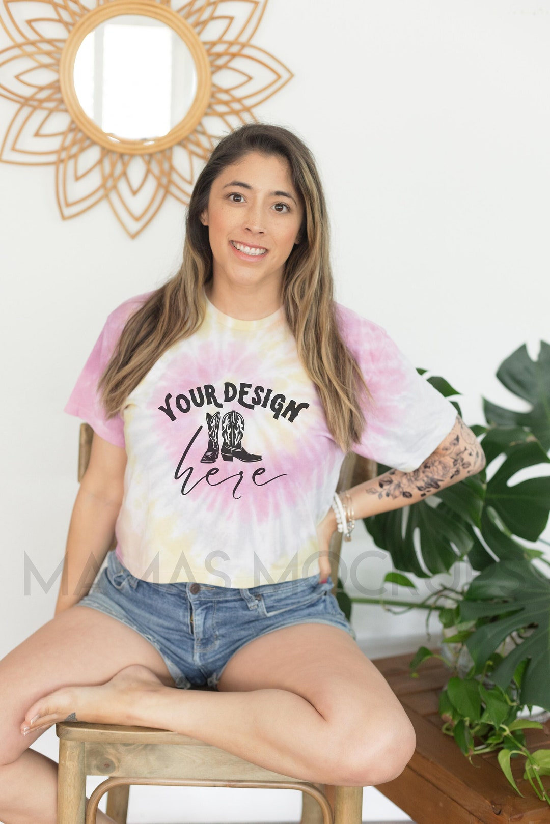 Women Tie  Dyed Crop Top With Trouser