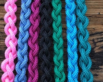 Dog Leash-Six foot braided --solid colors