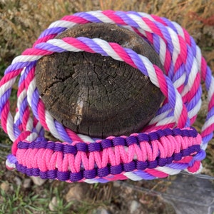 Cow halter-lavender/.white/pink