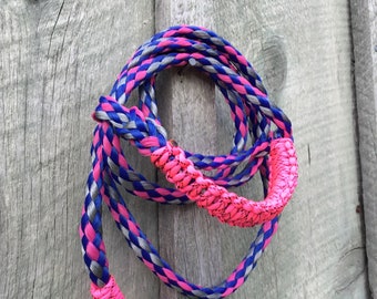 S03-Sheep /goat halter pink blue