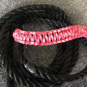 Cow halter-black/pink