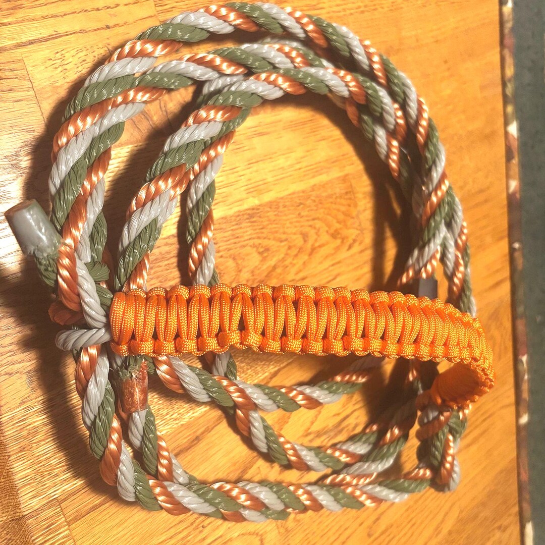 Cow Rope Halter-olive Green Gray and Copper - Etsy