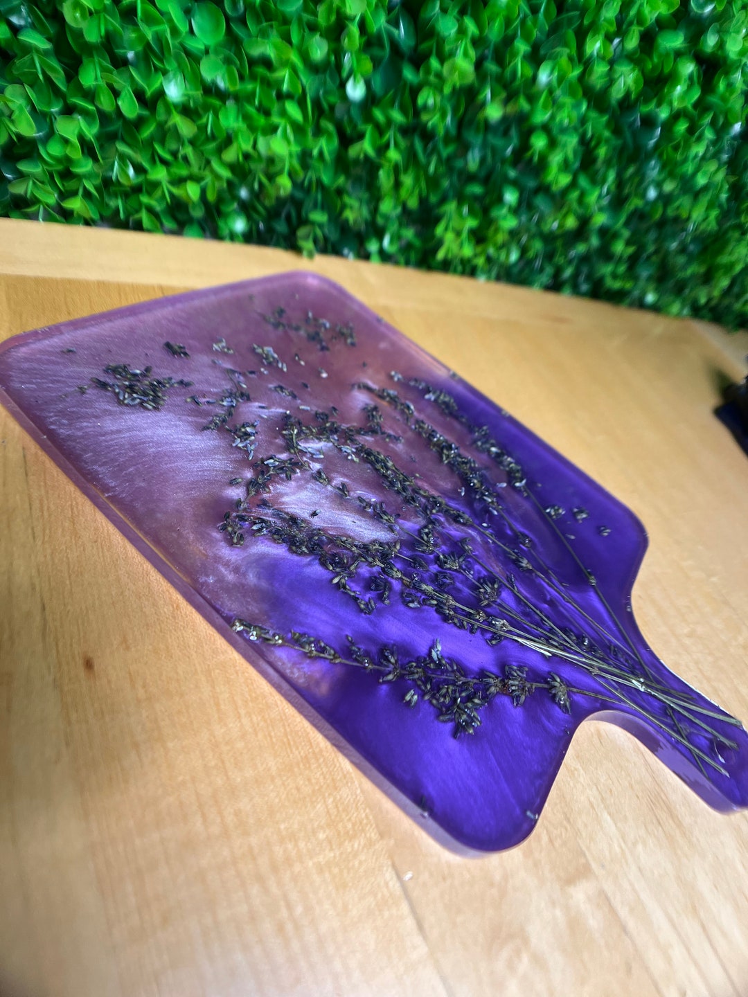 Two Tone Lavender Purple Cutting Board Etsy