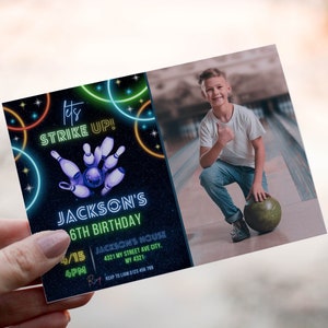 ¡Vamos a rodar! Comienza tu fiesta deportiva con nuestra plantilla de invitación a los bolos con FOTO