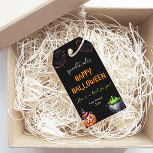 Editable Halloween Labels - Customizable Spooky Tags for Your Haunting ...