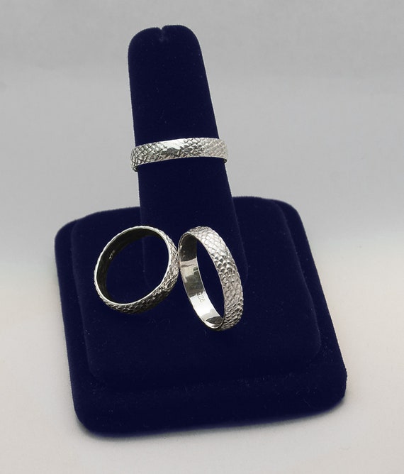 Band Wedding Ring KJ2323 Ring, Custom Women, Sterling Boho - for CAI Silver American Selling Handmade Jewelry Rings, Etsy Item Best Native Vintage