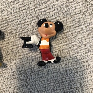 Vintage Walt Disney Applause Mickey Mouse PVC figures. Lot Of 5 1980's & 1990's image 15