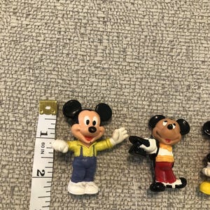 Lote de 5 figuras vintage de Mickey Mouse de Disney en PVC imagen 16