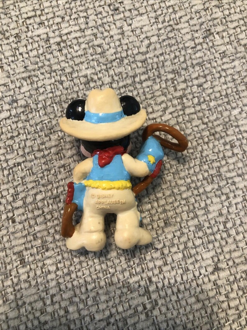 Vintage Walt Disney Applause Mickey Mouse PVC figures. Lot Of 5 1980's & 1990's image 17