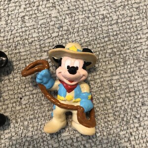 Vintage Walt Disney Applause Mickey Mouse PVC figures. Lot Of 5 1980's & 1990's image 13