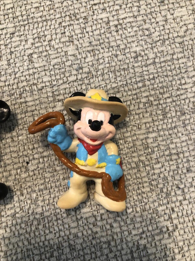Vintage Walt Disney Applause Mickey Mouse PVC figures. Lot Of 5 1980's & 1990's image 13