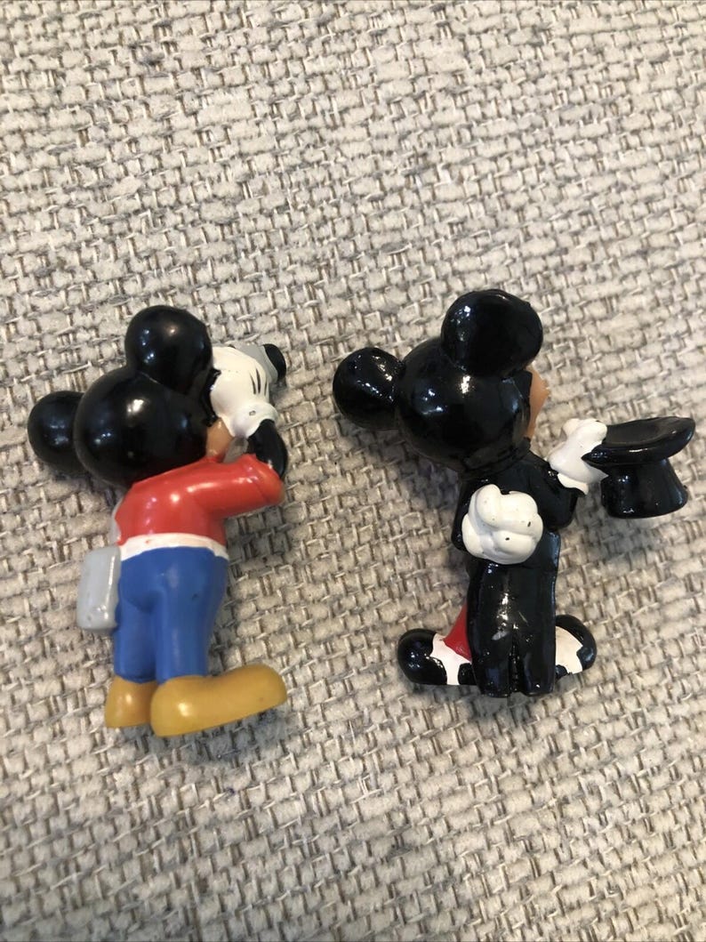 Vintage Walt Disney Applause Mickey Mouse PVC figures. Lot Of 5 1980's & 1990's image 16
