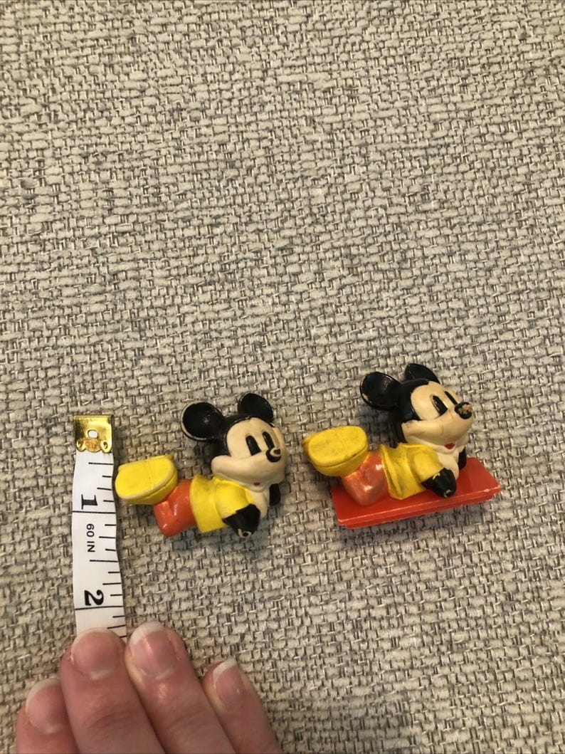 Lote de 5 figuras vintage de Mickey Mouse de Disney en PVC imagen 19