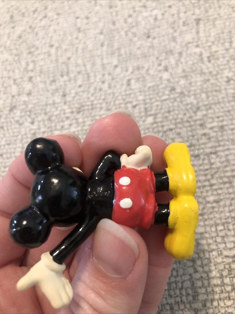 Lote de 5 figuras vintage de Mickey Mouse de Disney en PVC imagen 9