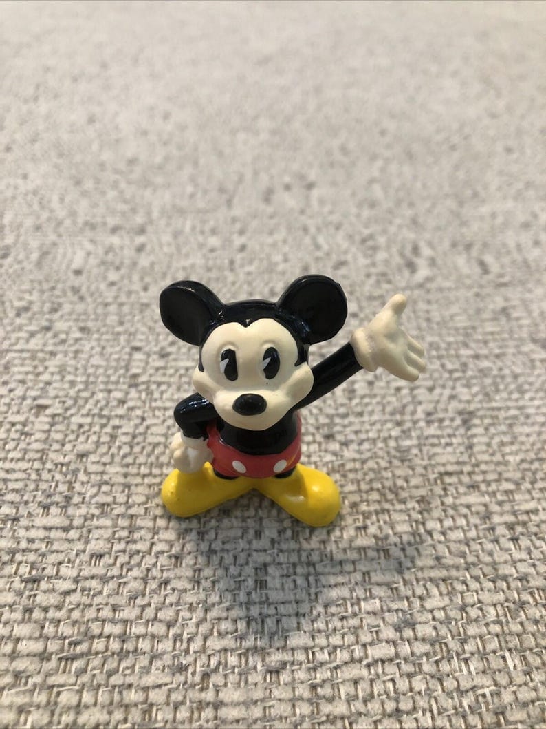Lote de 5 figuras vintage de Mickey Mouse de Disney en PVC imagen 8