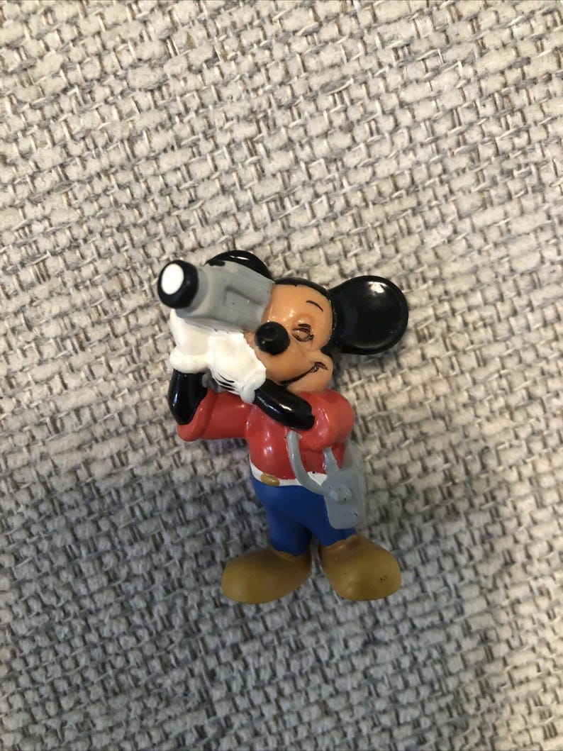 Vintage Walt Disney Applause Mickey Mouse PVC figures. Lot Of 5 1980's & 1990's image 14
