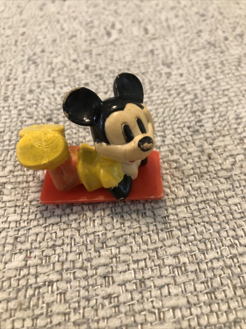 Lote de 5 figuras vintage de Mickey Mouse de Disney en PVC imagen 14