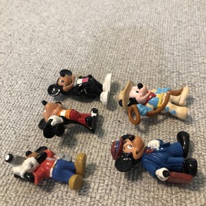 Vintage Walt Disney Applause Mickey Mouse PVC figures. Lot Of 5 1980's & 1990's image 3