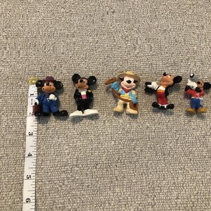 Vintage Walt Disney Applause Mickey Mouse PVC figures. Lot Of 5 1980's & 1990's image 20