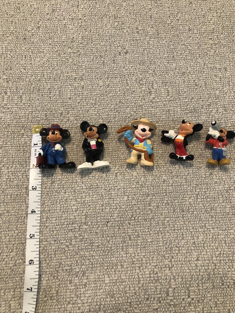 Vintage Walt Disney Applause Mickey Mouse PVC figures. Lot Of 5 1980's & 1990's image 20
