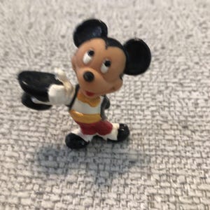 Lote de 5 figuras vintage de Mickey Mouse de Disney en PVC imagen 6