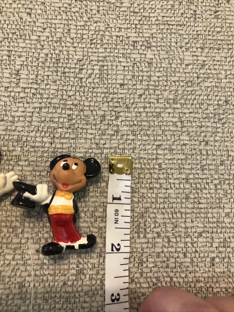 Lote de 5 figuras vintage de Mickey Mouse de Disney en PVC imagen 17