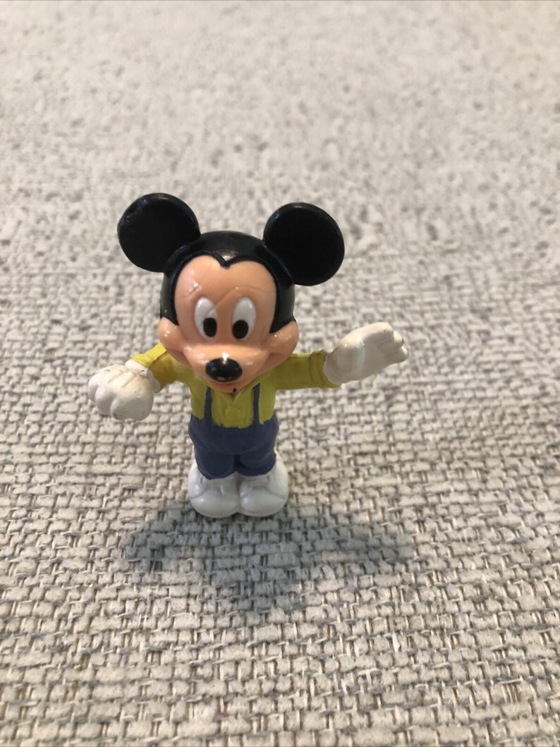 Lote de 5 figuras vintage de Mickey Mouse de Disney en PVC imagen 10