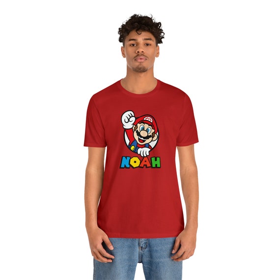 Super | Mario shirt gift for fathers day shirt gift for kids shirt | customizable name gift for men women mom dad or kids