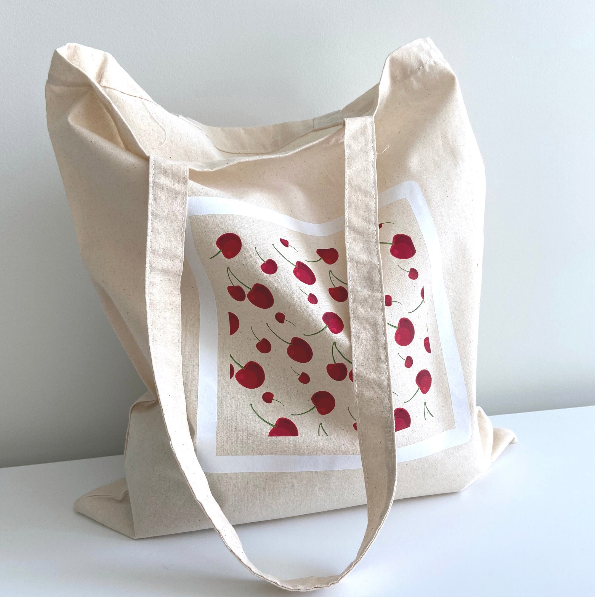 Custom Cherry Blossom Oil Paint Tote Bag For Women Lady Elegant Handbags  Reusable Shopping Bags Double Sided Print Shoulder Bag - AliExpress