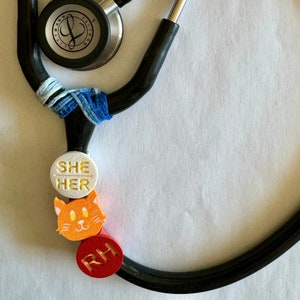 Stethoscope Charms (Initials/Titles)