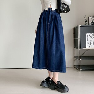 Denim Skirt - Etsy